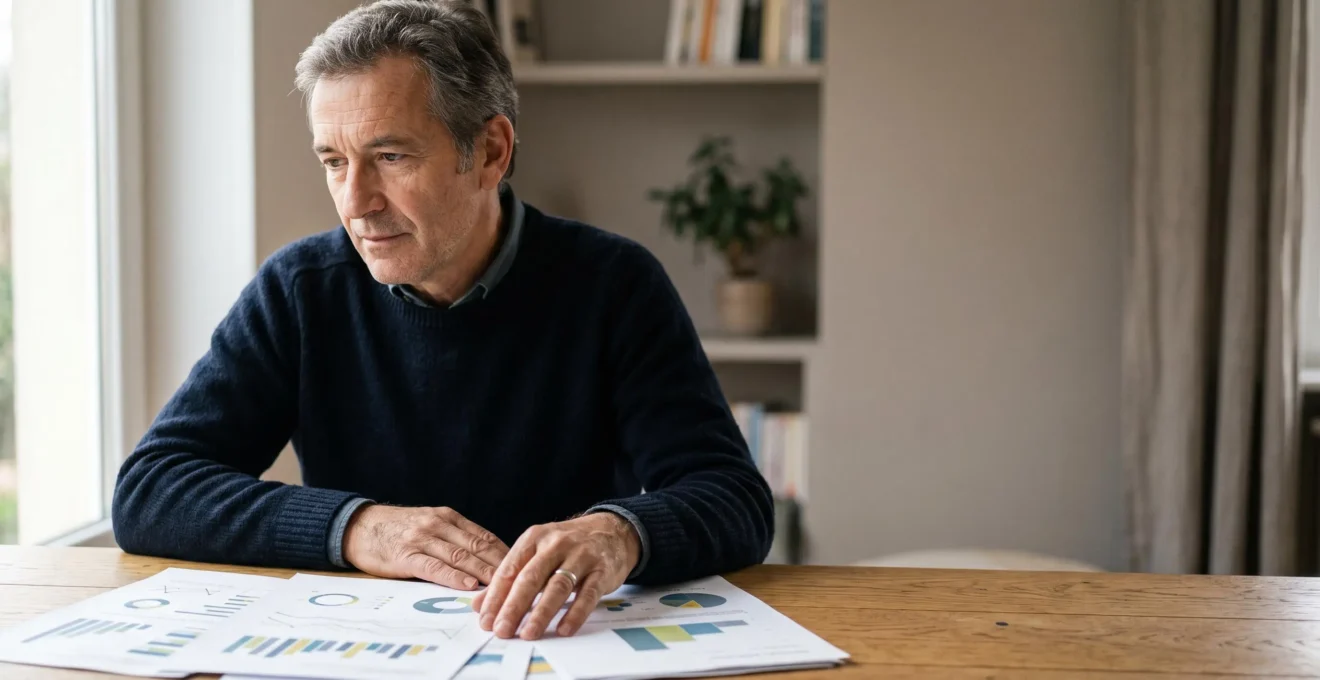 Scène évoquant le calcul de la pension de retraite en France