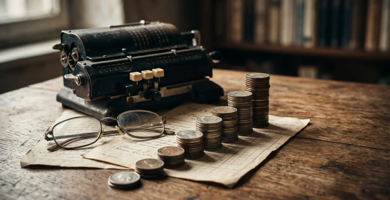 Concept visuel representant le calcul de la retraite et du salaire annuel moyen en France