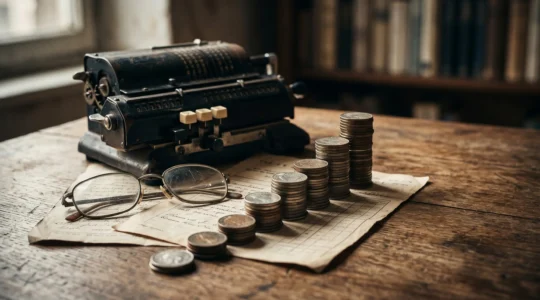 Concept visuel representant le calcul de la retraite et du salaire annuel moyen en France