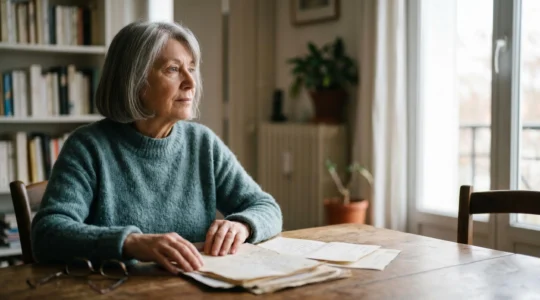 Gestion du budget de retraité en France : une personne senior planifie ses finances
